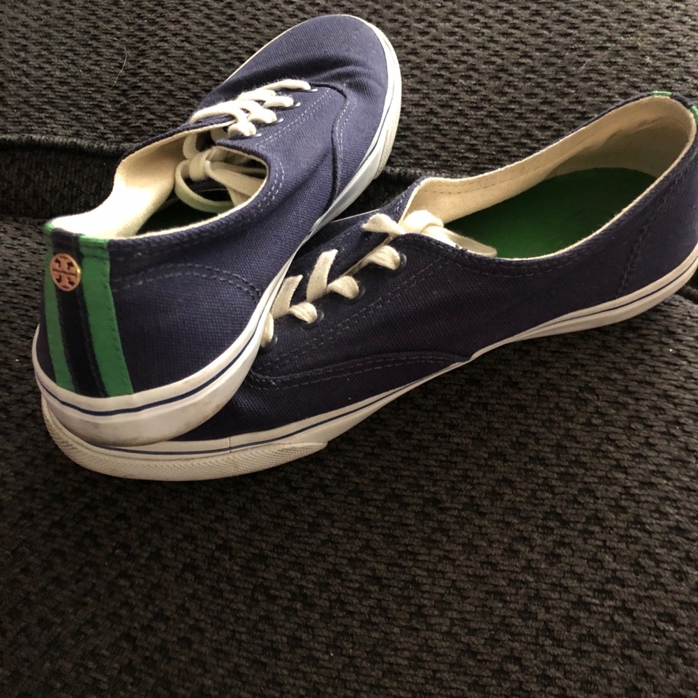 Tory Burch shoes, navy blue size 9m